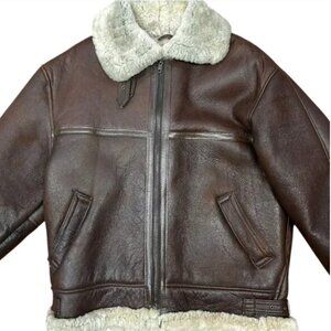 Men's Sheepskin Air Force Bomber Jacket